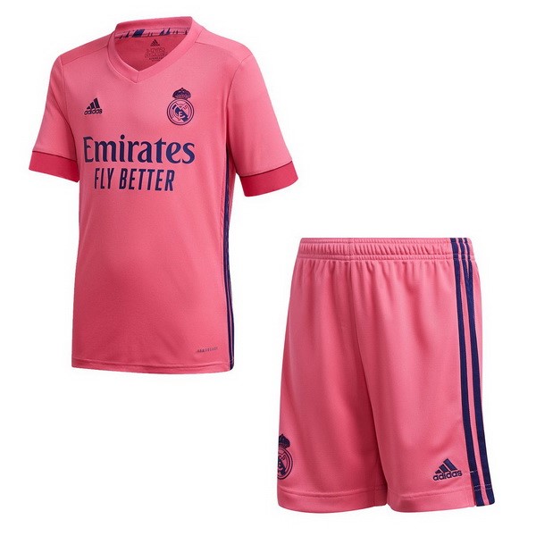 Camiseta Real Madrid Replica Segunda Ropa Niños 2020/21 Rosa